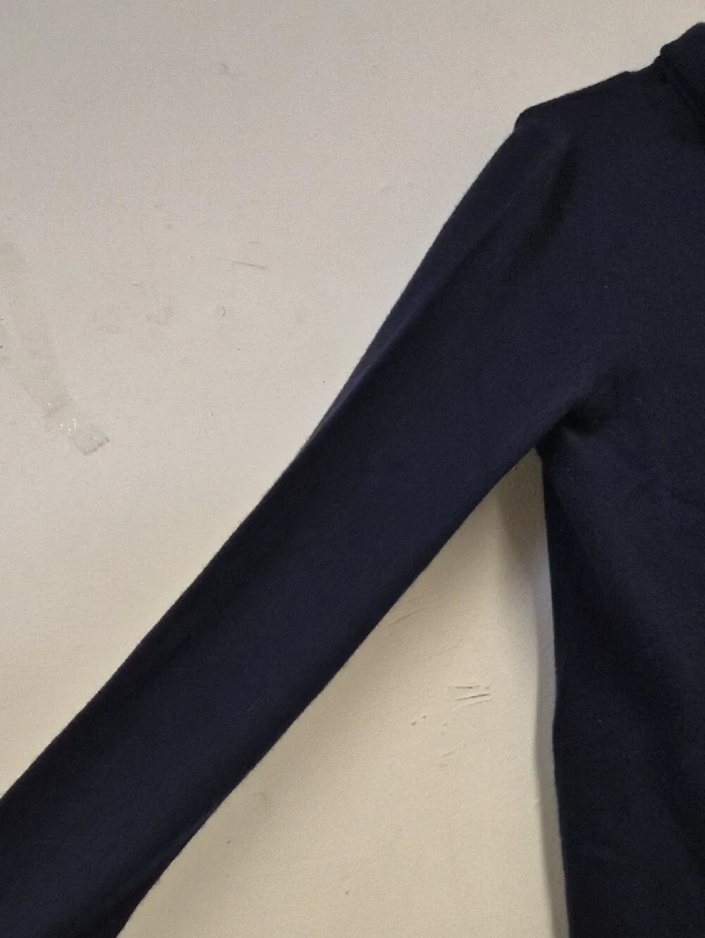 J. Crew Men's Navy Turtleneck Sweater - Slim Fit Size L